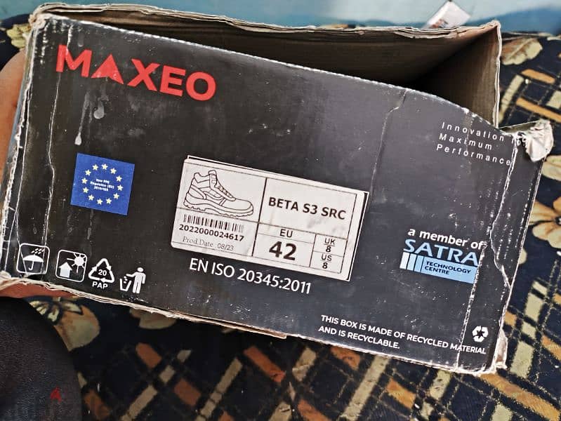 سيفتى Safety Maxeo تركى جديد مقاس 42 5