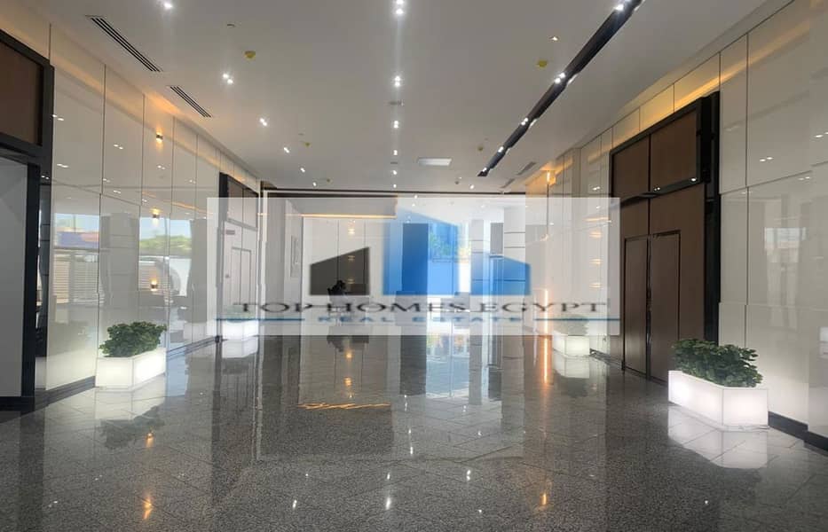 Admin Office Space for rent 543 sqm finished with ACs in Bank Center - 5th Settlement 0