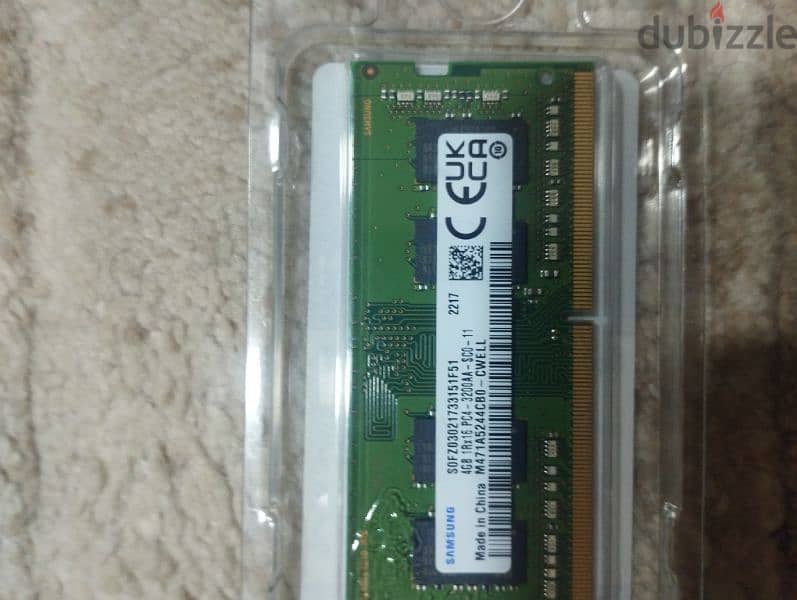 Samsung 4 GB laptop ram DDR4 3200 0