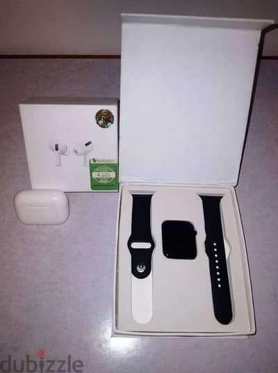 Smartwatch and earbuds Pro 2