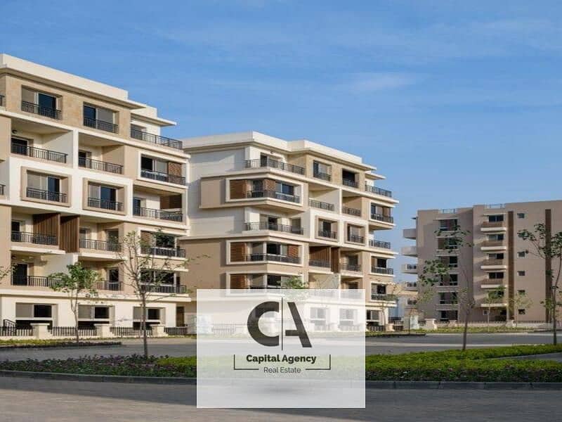 Apartment for sale in a garden, 107 meters in Saray, with a cash discount of up to 41% and installments over the longest payment period 0