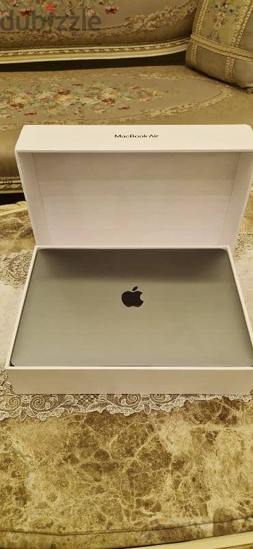 Mac book air M1 chip , 13 " disply , 8 core processor , 8 GB ram, 256G