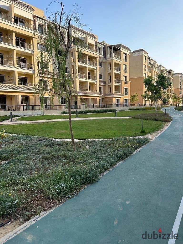 For quick sale  a 4 room apartment next to Madinaty  directly for sale in the most distinguished phase of Sarai  the best location in New Cairo 0