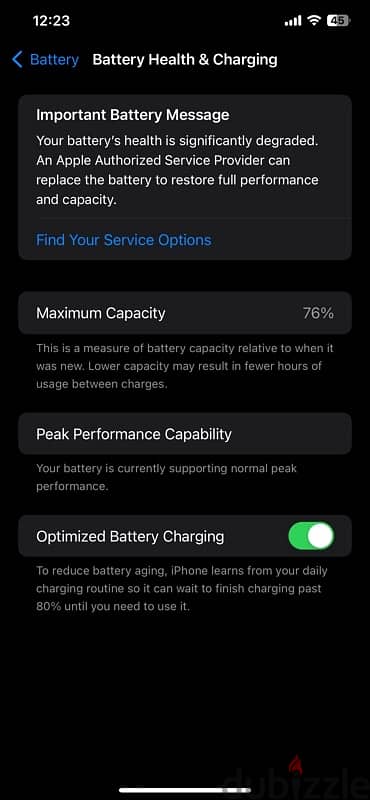 For sale iphone xs max Storage 256 Battery 76% Water proof   او البدل 3