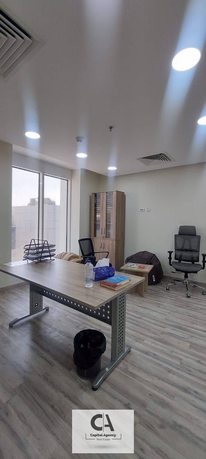 Administrative office 120 square meters for rent _ on the street separating 90 South and North _ Fifth Settlement 0