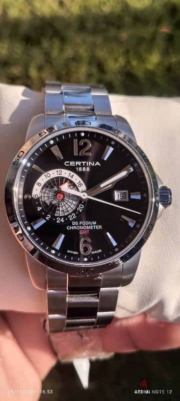 Certina DS Podium GMT Swiss Watch