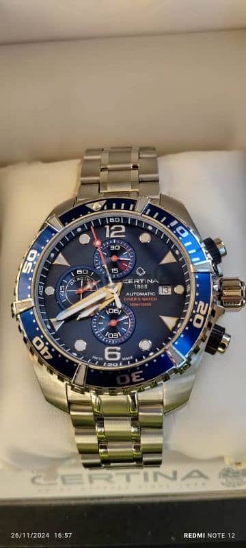 Certina DS Action Gent Chronograph Diver's Watch Swiss Made