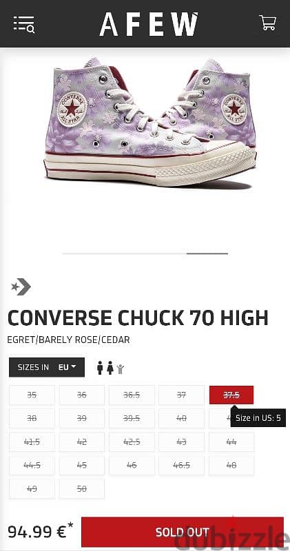 Convers chuck 70 floral women's high  top 4