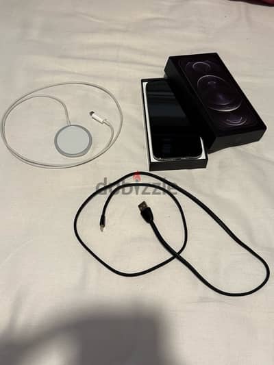 iPhone 12 Pro + Original box + charging cable + wireless charger