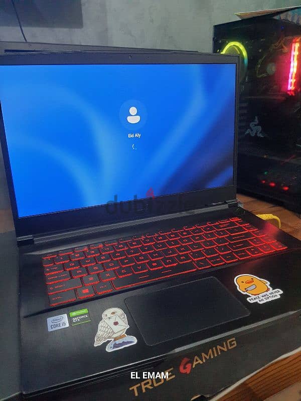 MSI GF63  I5 10500H نسخه ٦ كور GTX 1650 8