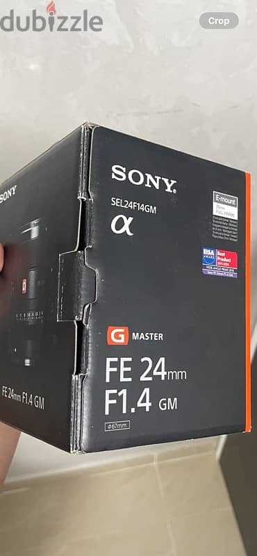 lens sony 24 GM 1.4 New عدسة سوني 24 جي ماستر