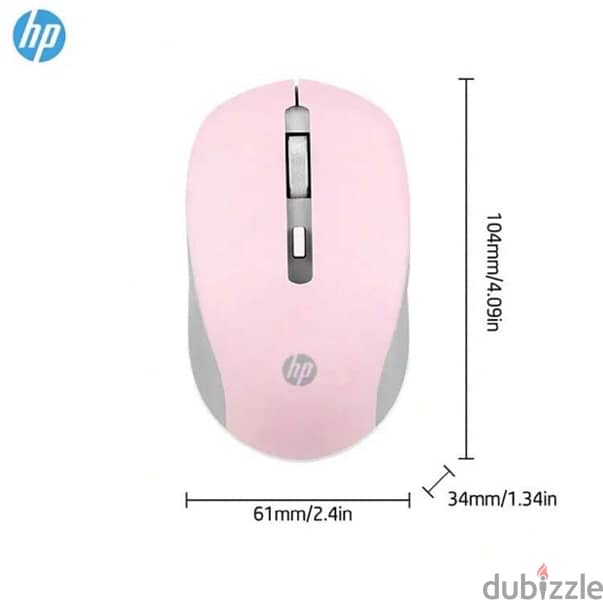 HP Wireless Mouse Silent 2.4GHz Reliable Connection Version S1000 ماوس 1