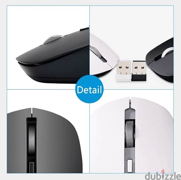 HP Wireless Mouse Silent 2.4GHz Reliable Connection Version S1000 ماوس 6