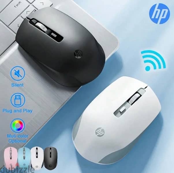 HP Wireless Mouse Silent 2.4GHz Reliable Connection Version S1000 ماوس 8