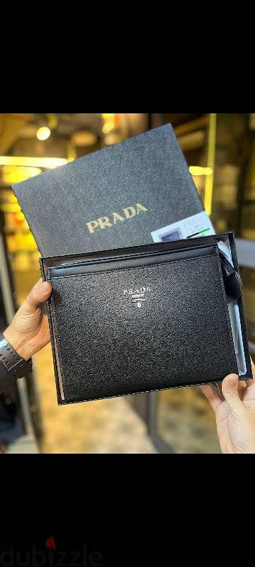 prada men clutch