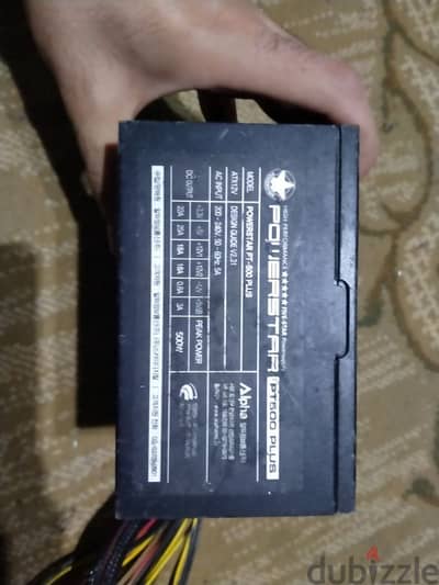 power supply 500w original  يباني