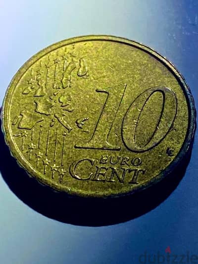 ١٠سينت يورو ايطالي ٢٠٠٢-10cents Italian euro 2002