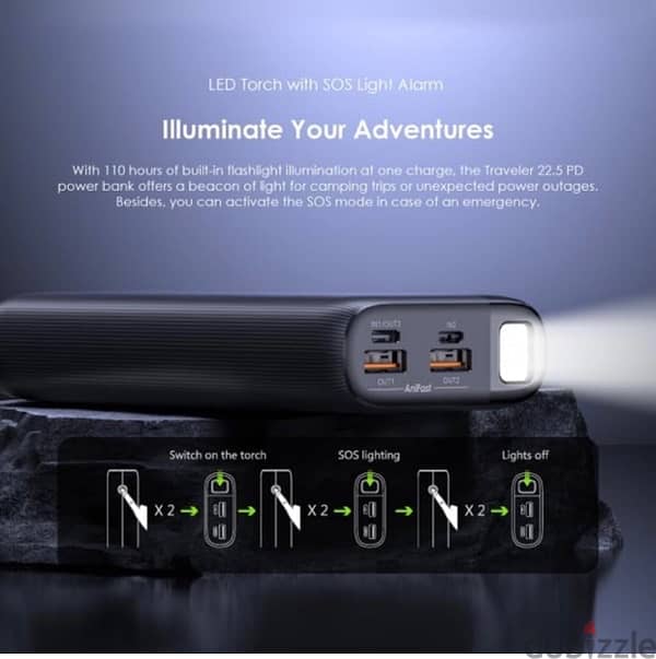 Oraimo bower bank - New ( 20000 mAh ) 5