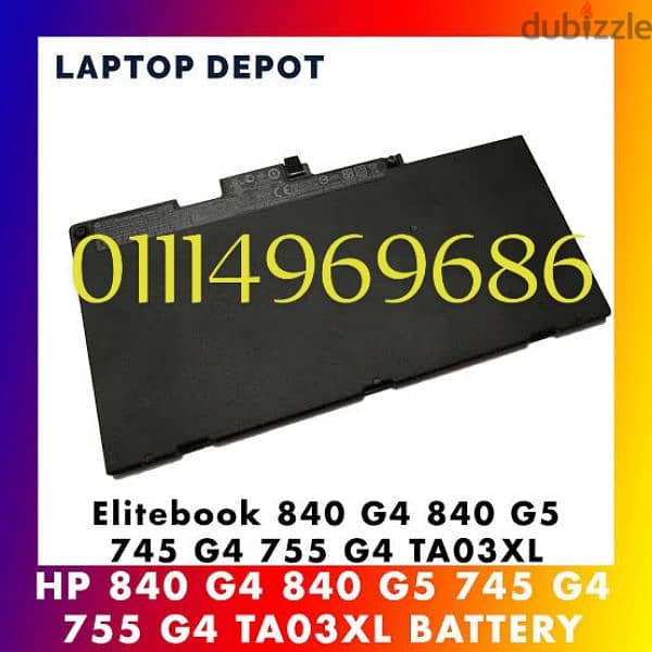 بطاريات hp Elitbook 745 G4 الاوريجينال 0