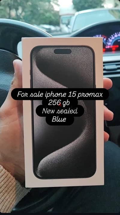 iphone 15 pro max for sale 256gb new sealed blue