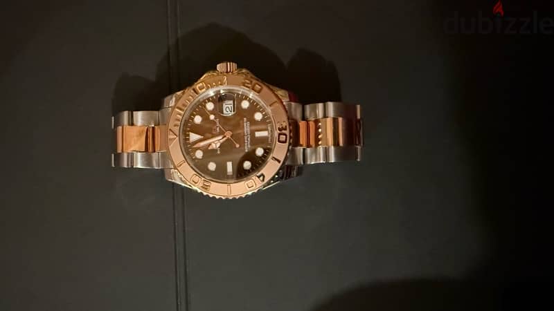 Rolex Yacht Master 2 Tone Rose Gold 1