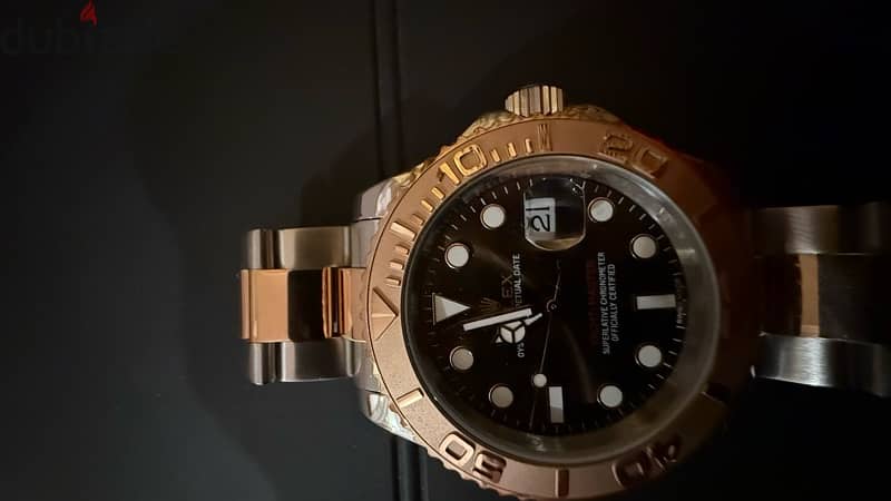 Rolex Yacht Master 2 Tone Rose Gold 2