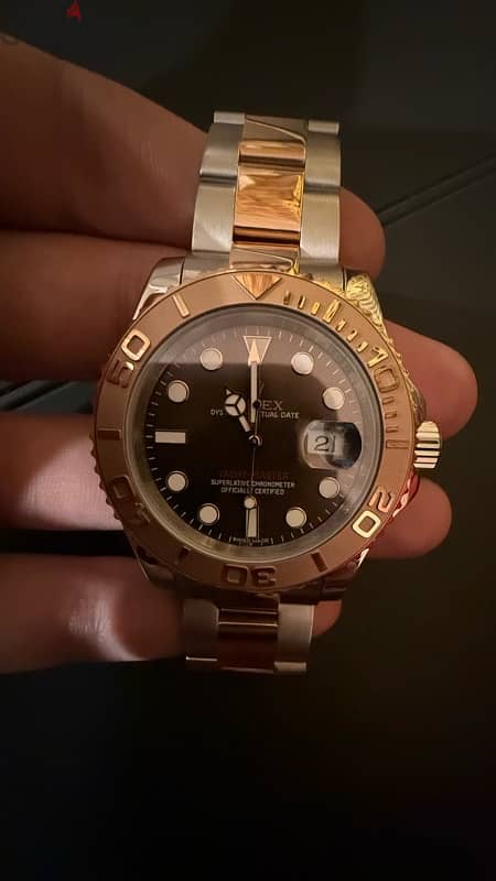 Rolex Yacht Master 2 Tone Rose Gold 6