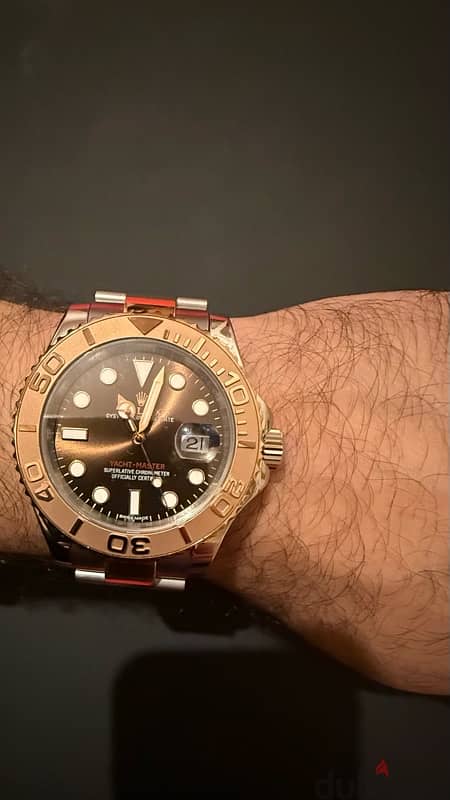 Rolex Yacht Master 2 Tone Rose Gold 7