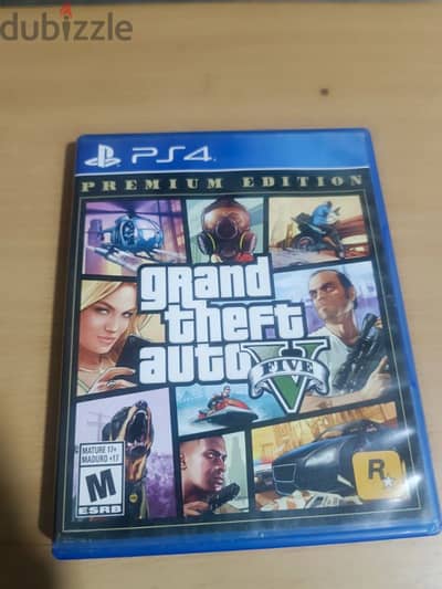 grand theft auto v  premium edition مستعمل زي الجديد