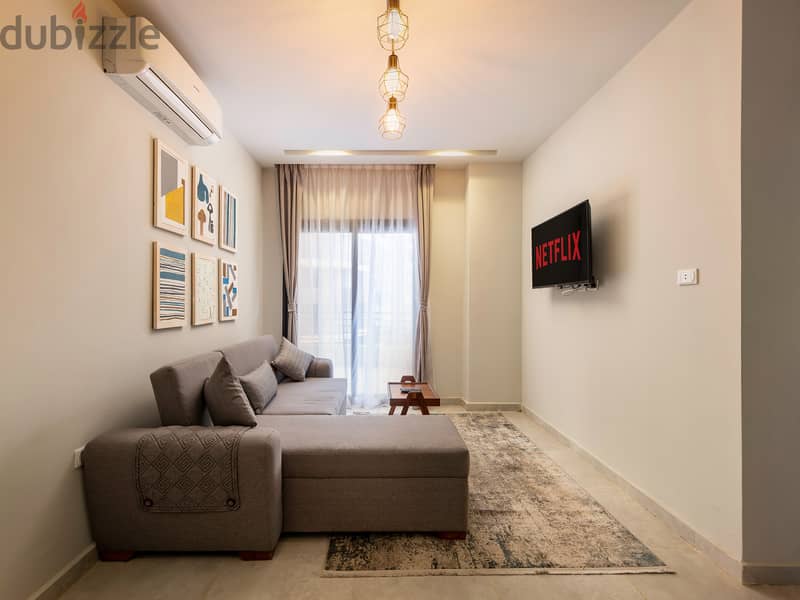 Queen 1BR Apt,Mokkatam by Travelholic 0