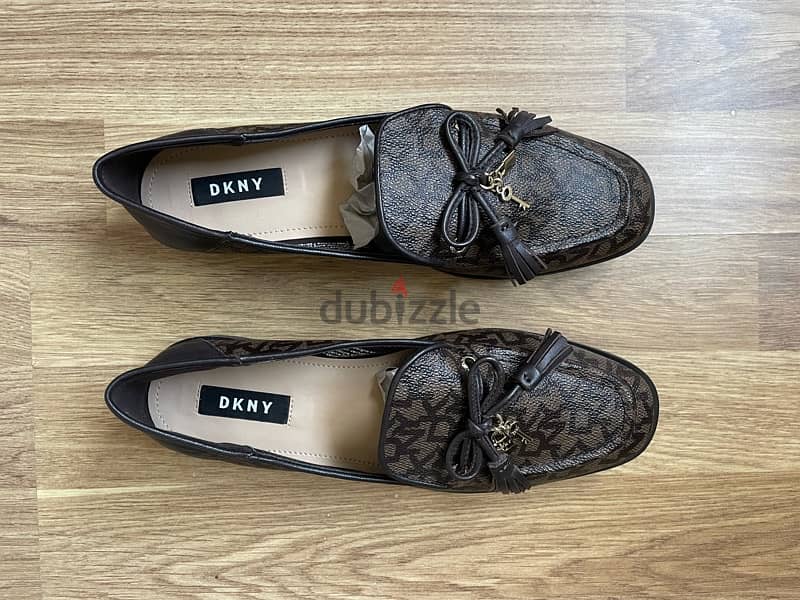 DKNY Monogram Loafers 1