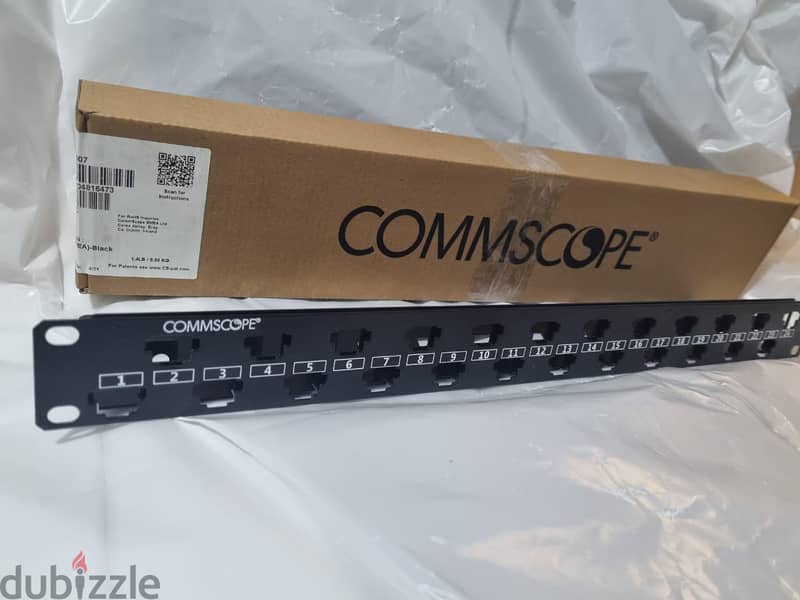 Flexmax systimax patch panel كومسكوب سيستمك بتش بنل 6