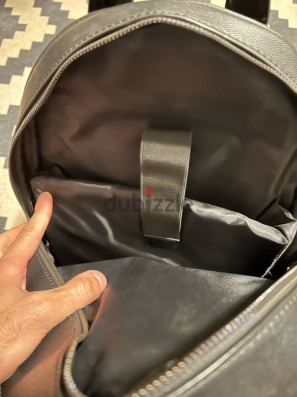 Zara leather backpack 3