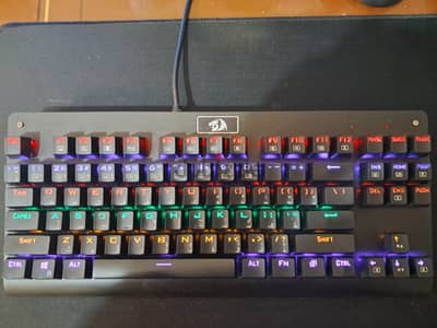 Redragon K568R Mechanical RGB Rainbow Backlit Gaming Keyboard, 87 Keys