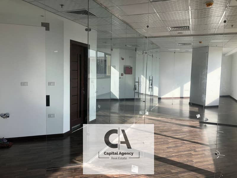 Office 117m Super lux finishing with Ac's for rent in Mivida - New Cairo 0