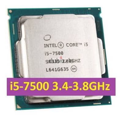 بروسوسور كور اي فايف جيل سابع core  i5 7500 بحالة الزيرو