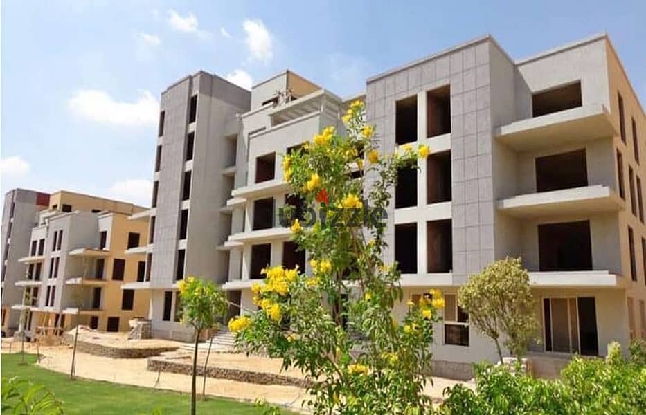 Apartment for sale in comfortable installments inside (Creek Town) Compound, First Settlement, on Suez Road, near the entrance to Al-Rehab 0