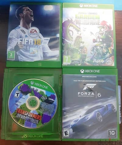 أسطوانات xbox 1 للبيع