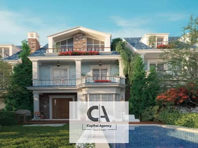 Villa for sale with private roof in Mountain View New Cairo in Aliva Compound at a very special price_ Prime Location_ Resale_ Aliva