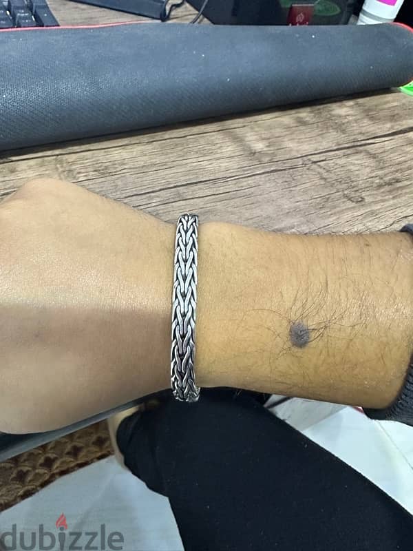 Silver Bracelet انسيال فضه تايلاندي ٥٣ جرام 0