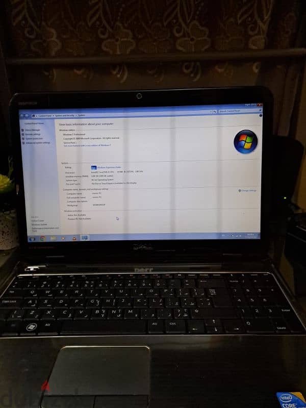 لاب توب dell inspiron n5010 core i5 ١٧ بوصة بال شاحن الاصلي 4