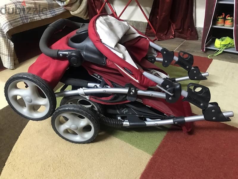 Graco stroller and car chairعربية 0