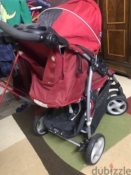 Graco stroller and car chairعربية 2