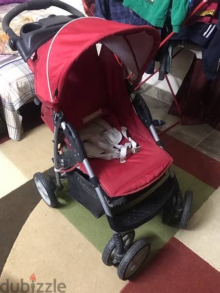 Graco stroller and car chairعربية 3