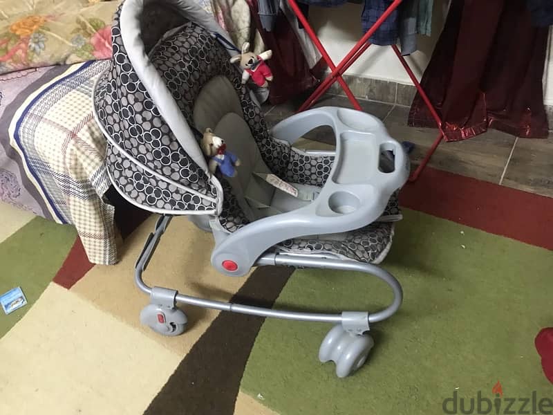 Graco stroller and car chairعربية 14