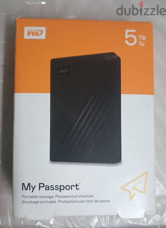 هارد خارجي 5 تيرا كسر زيرو WD Western Digital 5TB 0