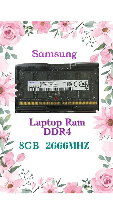 Samsung Ram laptop 8GB DDR4 2666 جديدة ( new ) 0