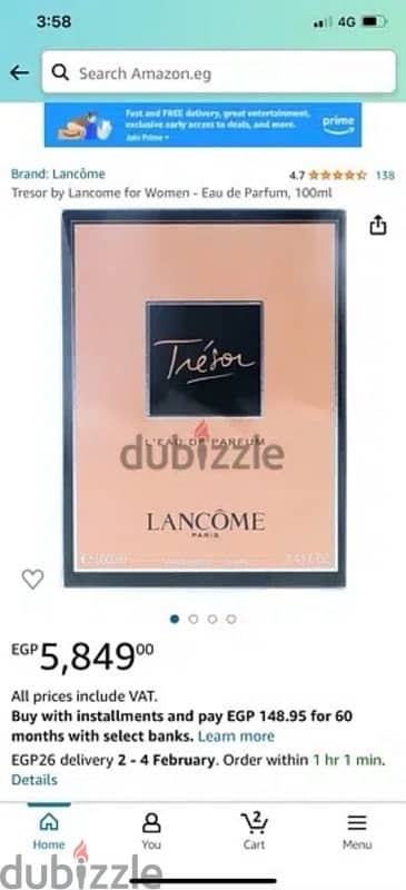 Orginal Lancôme perfume