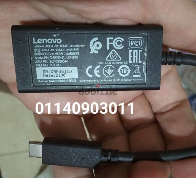 Lenovo USB-C to Ethernet to vga to Hdmi Adapter 8