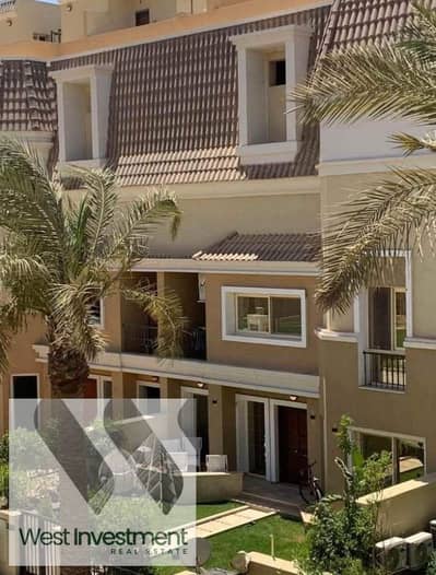 Villa in Sarai Prime Location, on Suez Direct Road, in Sur from Madinaty, the compound is full of services.